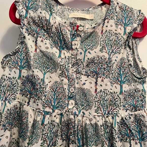 Poppy Rose Blue Trees Dress - Picture 3 of 7